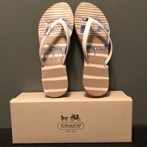 Coach Jelly POP Nauti flip flops